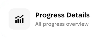 Progress overview screen in Growy