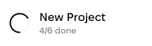 Project progress tracker in Growy
